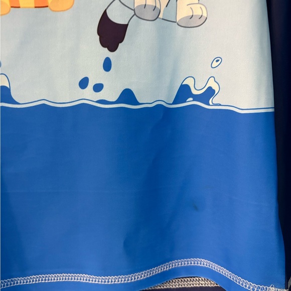 BUY NOW BUNDLE Bluey Rash guard Swim Set NWT - Picture 7 of 7